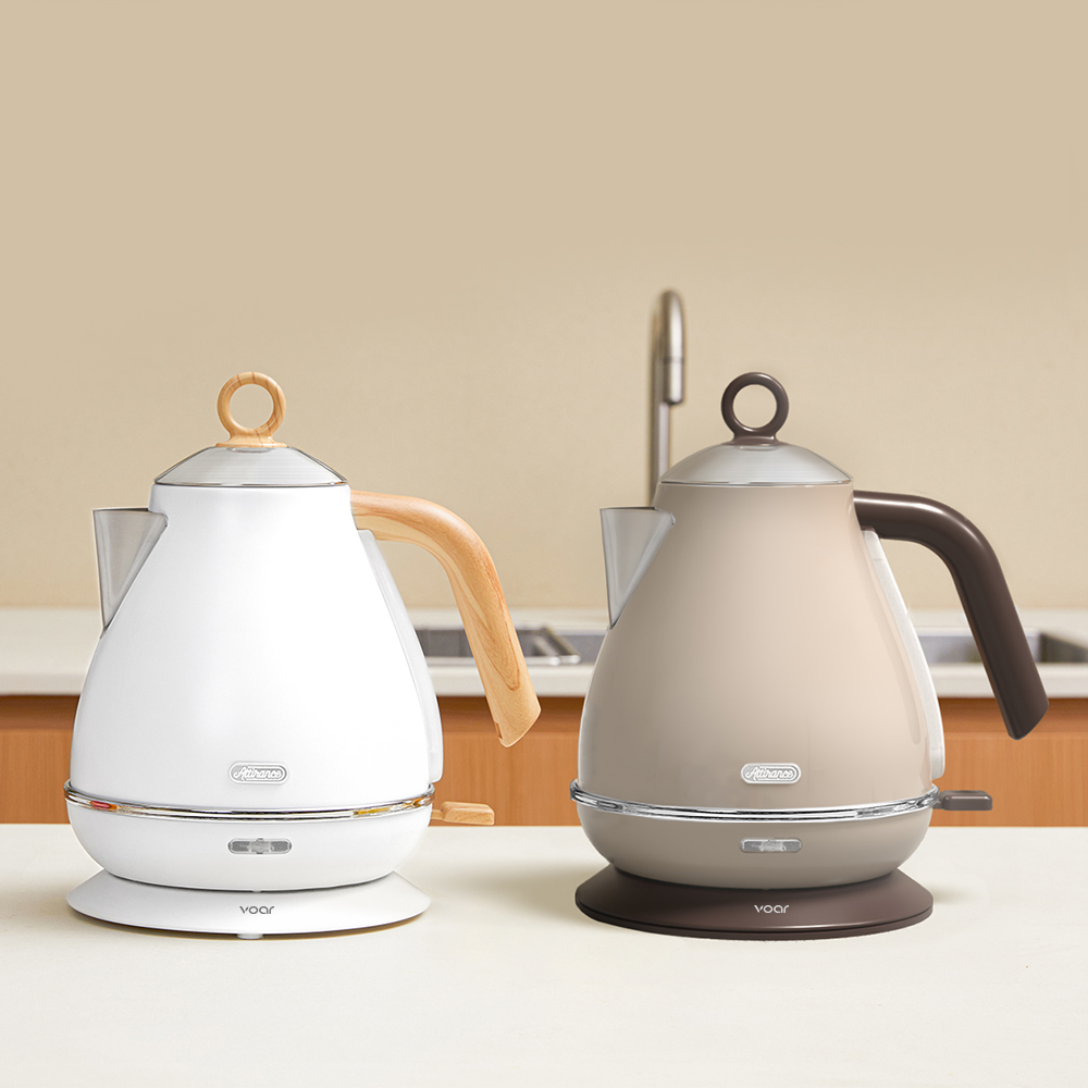 보아르 아띠랑스 전기포트 304 스텐 커피포트 베이지