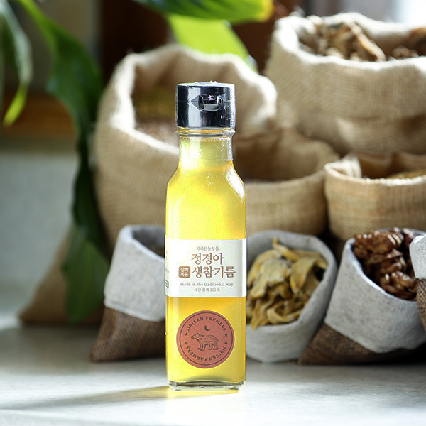 참기름 120ml/300ml 황금빛 저온압착 생참기름 - 메인 이미지