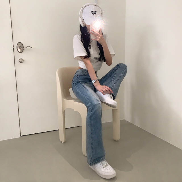 [🌺봄시즌🌺/기장선택] 클래스 완벽라인 절개 부츠컷 청바지 딥워싱 부츠컷 데님팬츠 상세 이미지 10