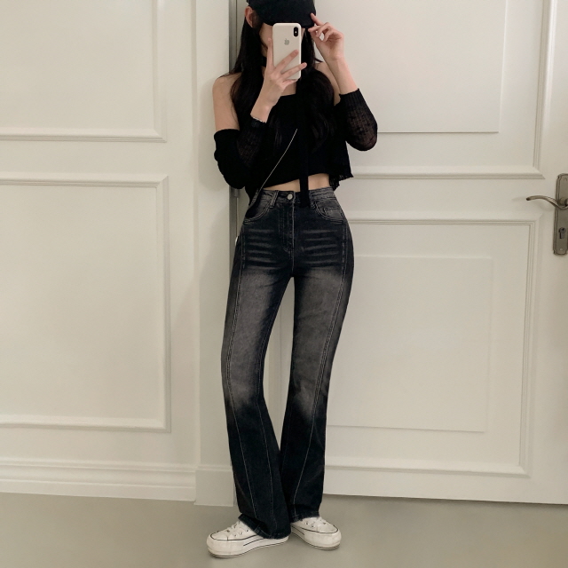[🌺봄시즌🌺/기장선택] 클래스 완벽라인 절개 부츠컷 청바지 딥워싱 부츠컷 데님팬츠 상세 이미지 55