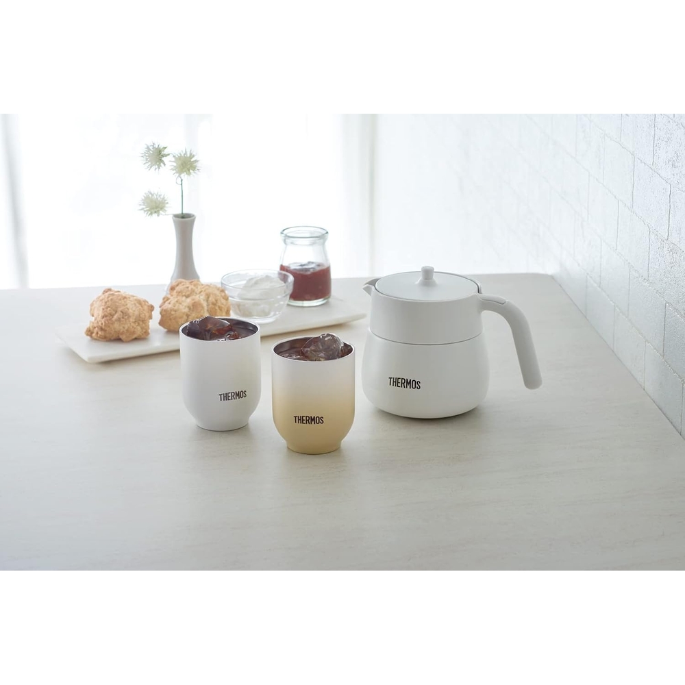 써모스 티주전자 진공 단열 보온보냉 스트레이너 티포트 Thermos - 상세 이미지 4