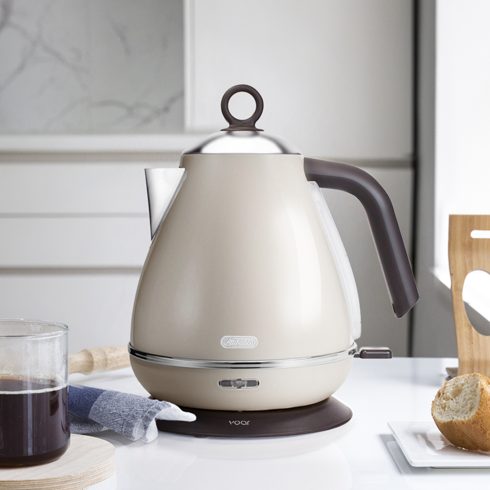 보아르 아띠랑스 전기포트 304 스텐 커피포트 베이지