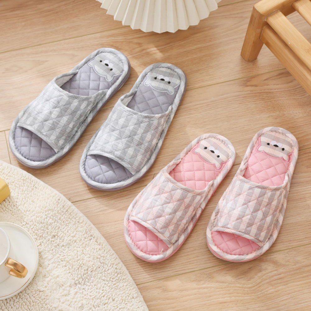 송강 층간소음방지 쿠션 면 거실화 거실 실내화 실내 슬리퍼