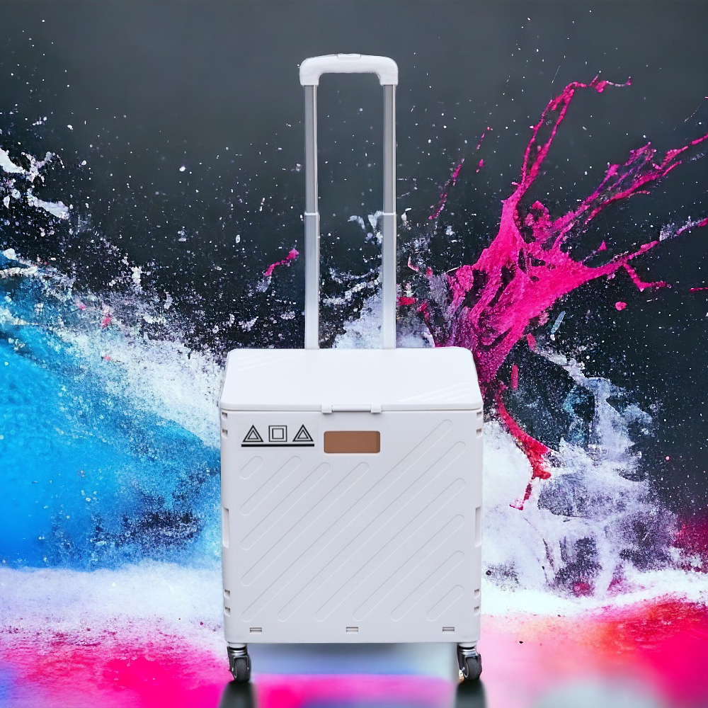 스므스 3초 접이식 장바구니 캐리어 쇼핑 핸드 카트 폴딩카트