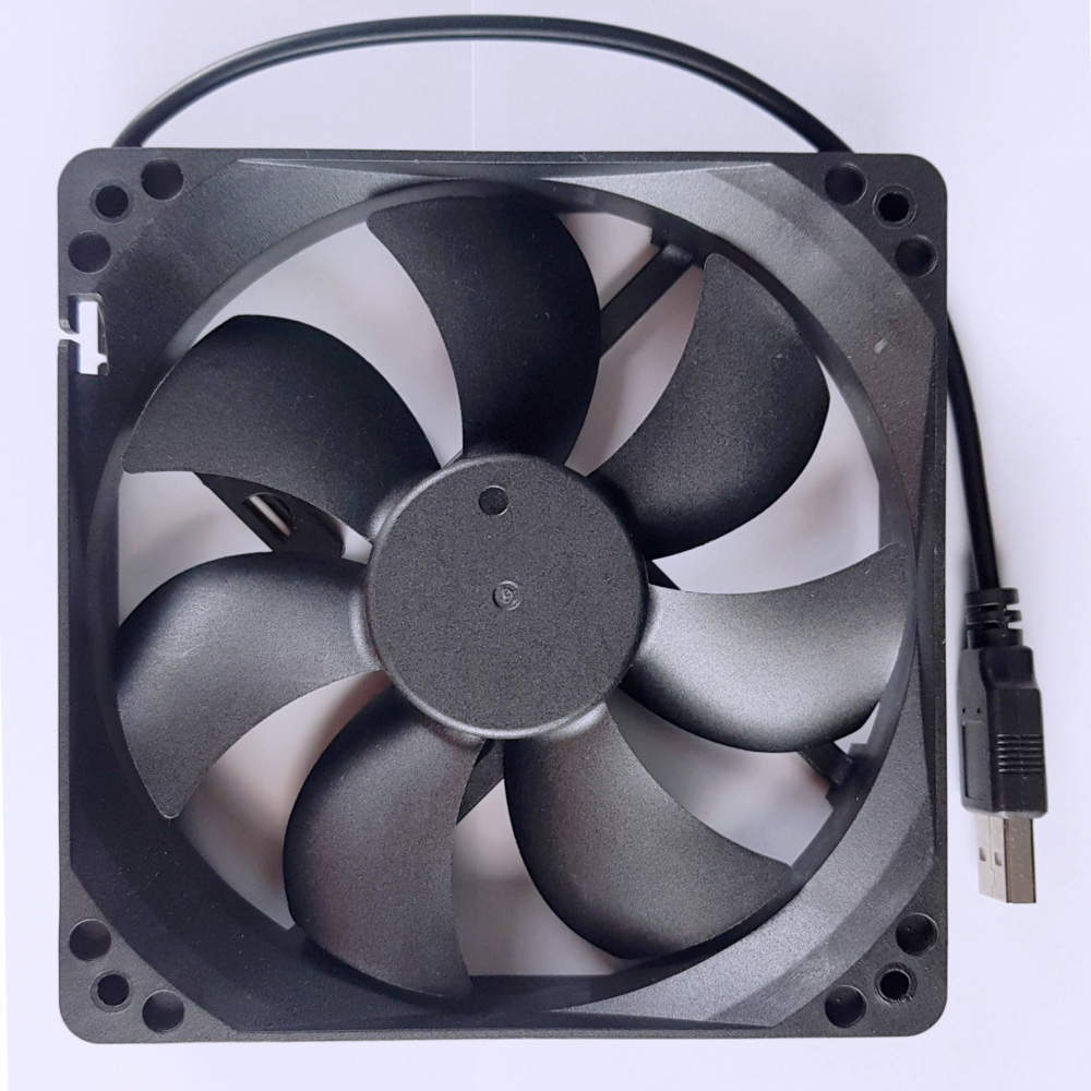 USB 팬 쿨러 쿨링팬 120mm 저소음 5V DC - 상세 이미지 2