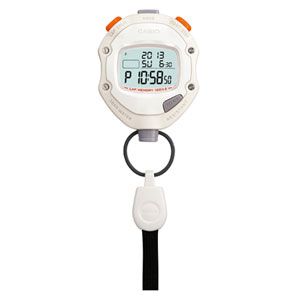 카시오 스톱워치 타이머 5기압 방수 스포츠 CASIO HS-70W-8JH - 상품 이미지