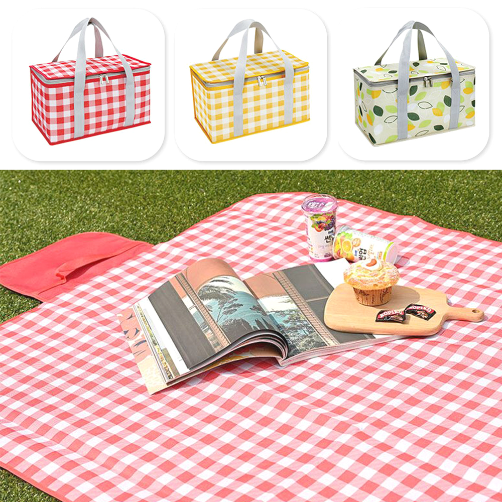 피크닉 방수 돗자리 1인용 나들이 매트 야외 쿨러백