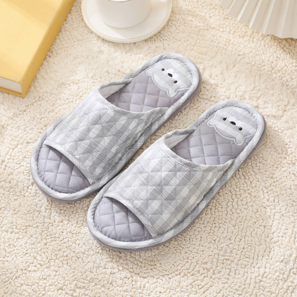 송강 층간소음방지 쿠션 면 거실화 거실 실내화 실내 슬리퍼