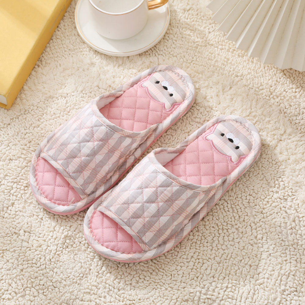 송강 층간소음방지 쿠션 면 거실화 거실 실내화 실내 슬리퍼