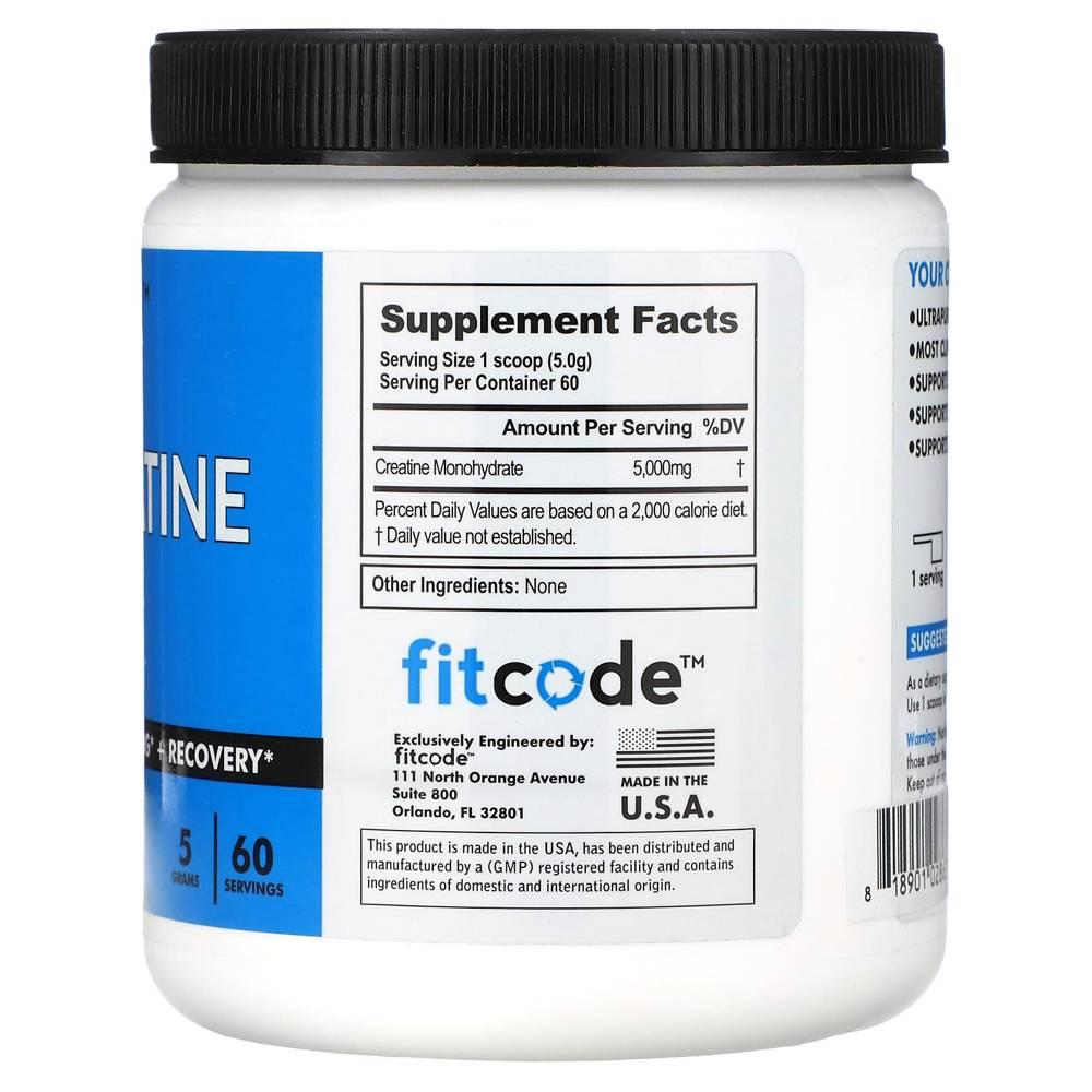 핏코드 크레아틴 모노하이드레이트 파우더 분말 무향 Creatine 300g - 상세 이미지 2