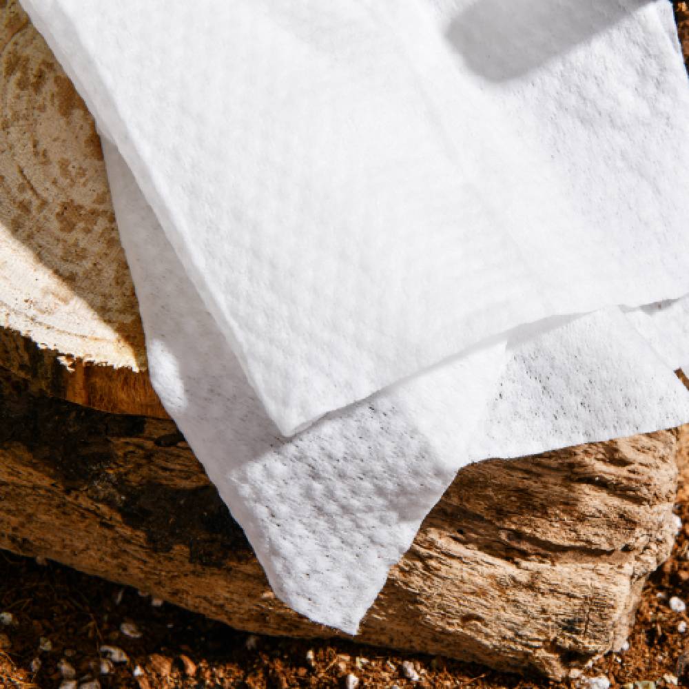 누리케어 아기와 외출할때 휴대용 미니 생분해 도톰한 제로물티슈 10매x40팩