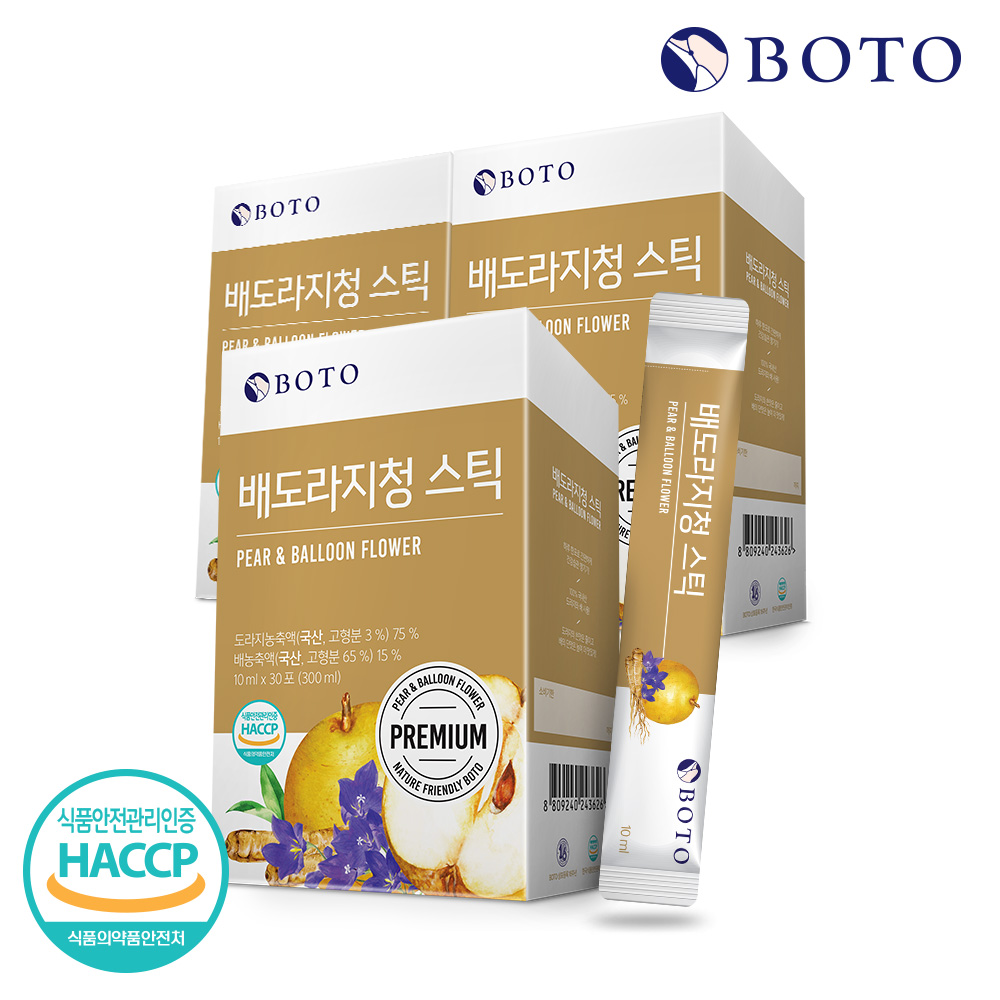 보뚜 배도라지청 스틱 10ml 30포, 3개 - 상품 이미지
