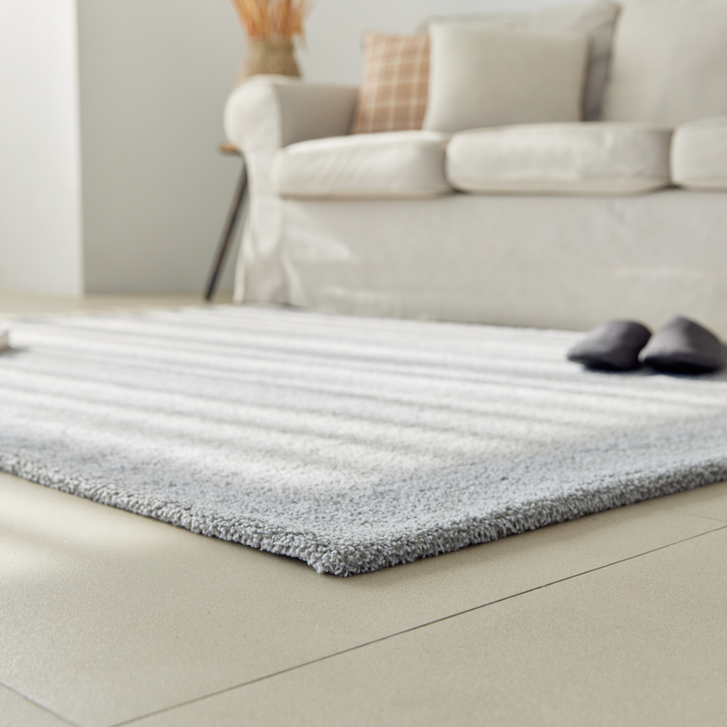 [노엘] 장모러그 도톰한 거실 카페트 150x200 주문제작 온감 러그