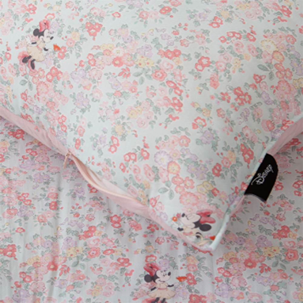 레노마홈 디즈니 모달 100% 미니 꽃 모달 베개커버