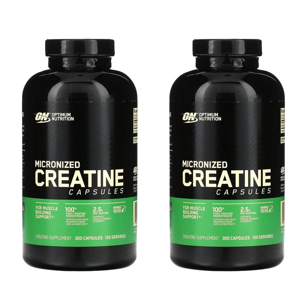 옵티멈 크레아틴 모노하이드레이트 캡슐 Creatine 300정 (2개) - 상품 이미지