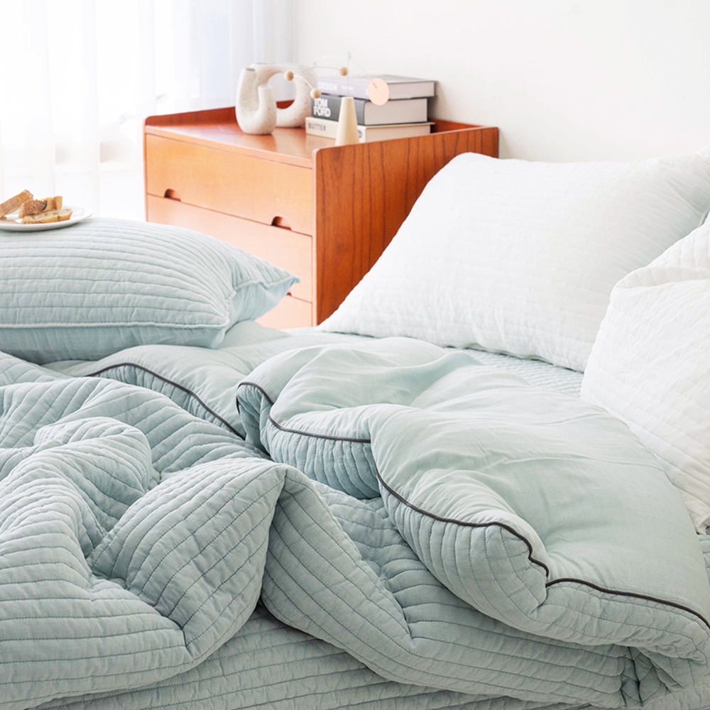 도브 모달 간절기 차렵이불 민트 아이방 안방 사계절 봄 가을