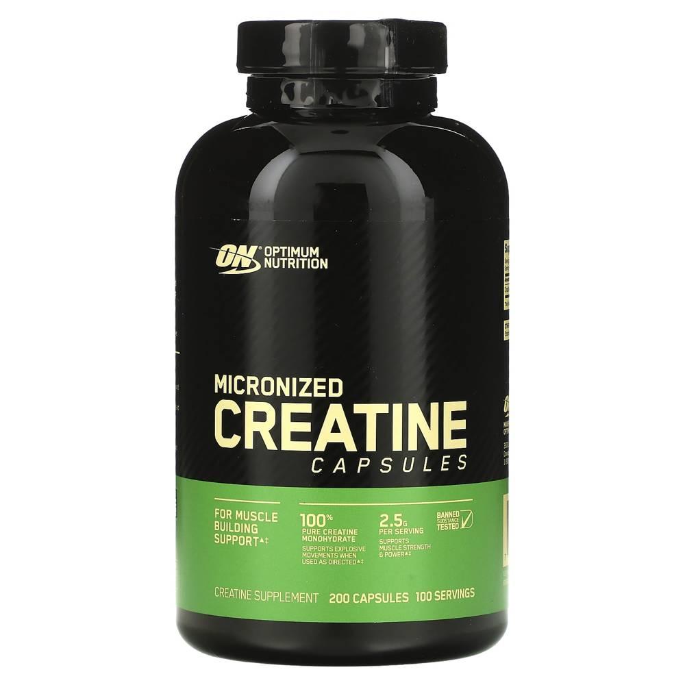 옵티멈 크레아틴 모노하이드레이트 캡슐 Creatine 200정 - 상품 이미지