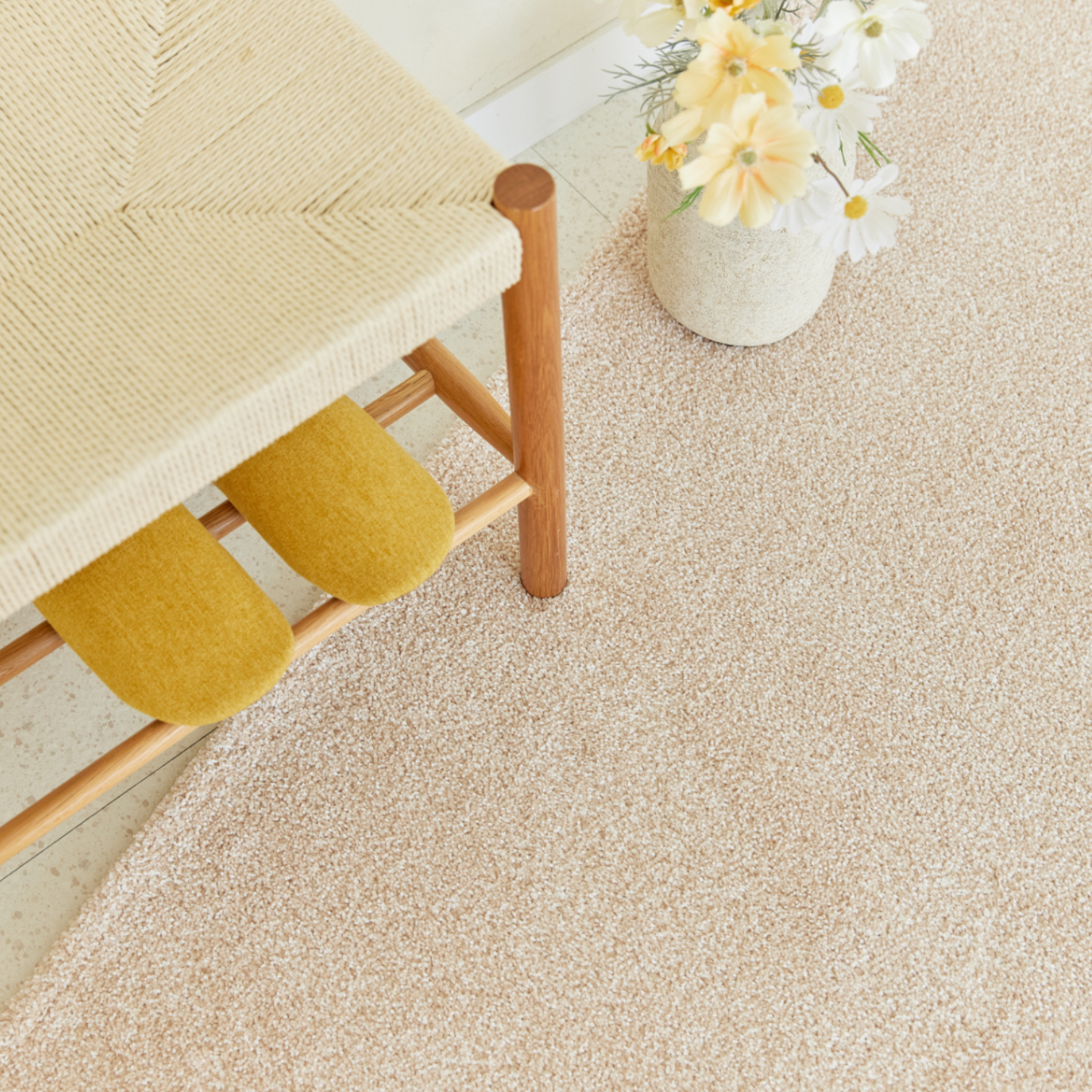 [노엘] 장모러그 도톰한 거실 카페트 150x200 주문제작 온감 러그