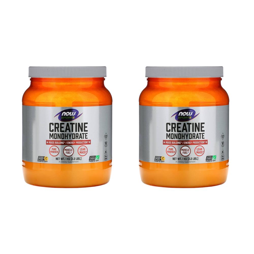 나우 크레아틴 모노하이드레이트 파우더 분말 Creatine 1kg (2개) - 상품 이미지