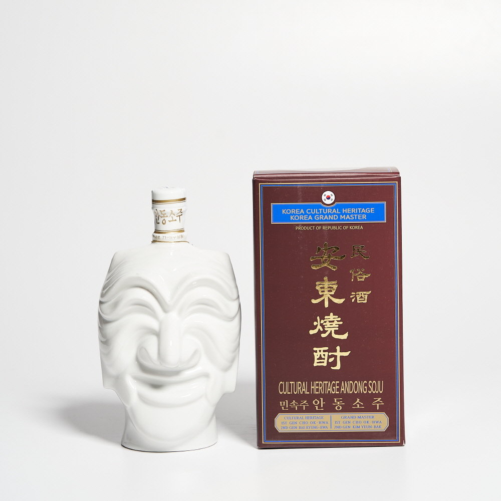 조옥화 안동소주 민속주 양반탈 45도 400ml 김연박 2대 명인 (케이스,쇼핑백) - 상세 이미지 3