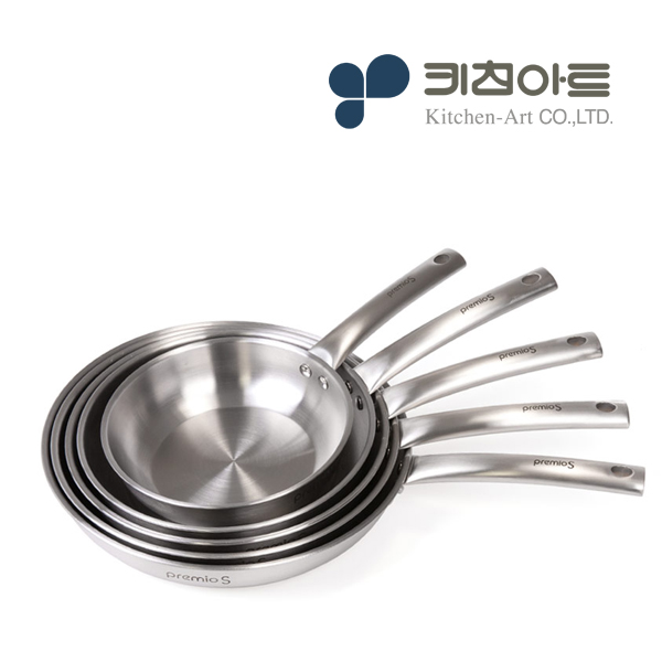 키친아트 프리미오S 인덕션 후라이팬 인덕션용 스텐 프라이팬 20cm - 상세 이미지 2