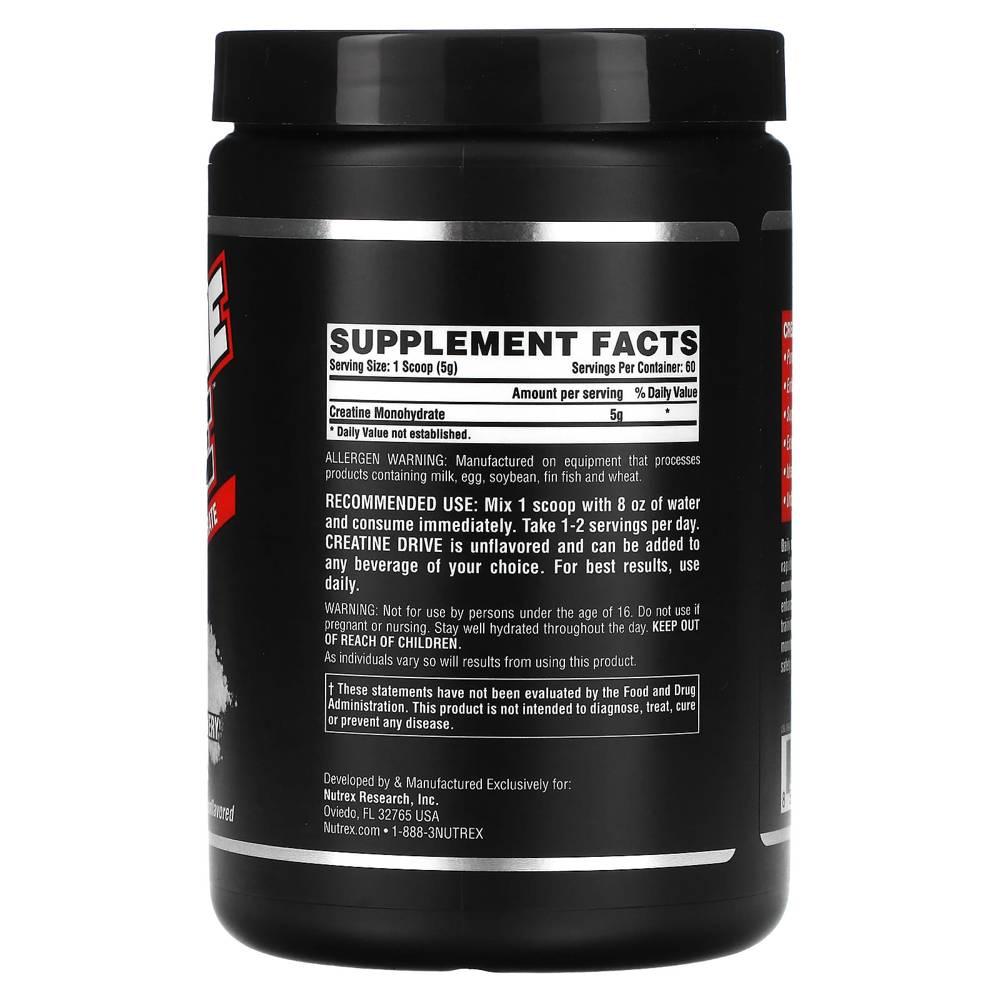 Nutrex 크레아틴 모노하이드레이트 Drive 무향 Creatine 300g - 상세 이미지 2