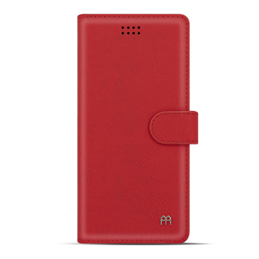 라피 카드 지갑 다이어리 케이스 레드, 갤럭시A15 - 상세 이미지 2