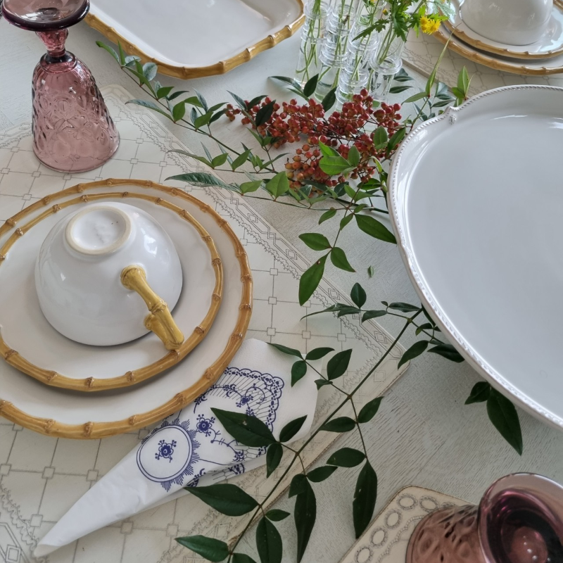 덴마크 로얄 블루플루티드 장식 냅킨 royal napkins denmark - 상세 이미지 3