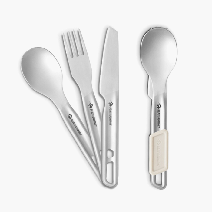 씨투써밋 디투어 커트러리 3P 세트 백패킹 경량 수저 스테인레스