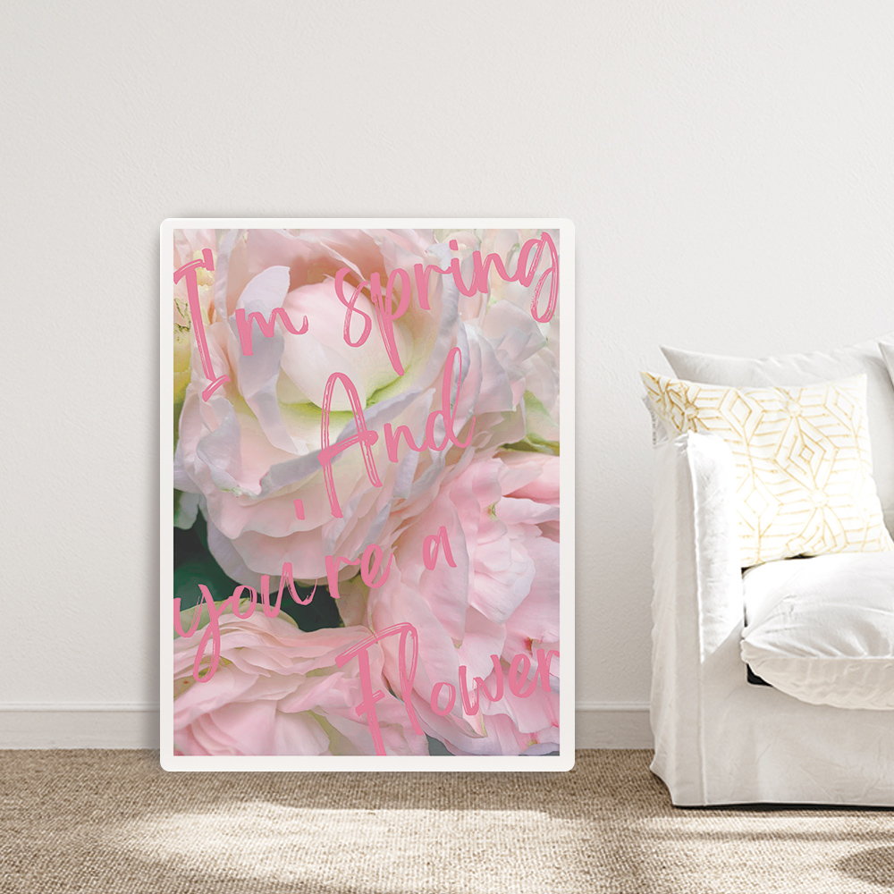 봄시즌 액자테이블 접이식간이 테이블 소(60x40) 크렘 27cm기본다리