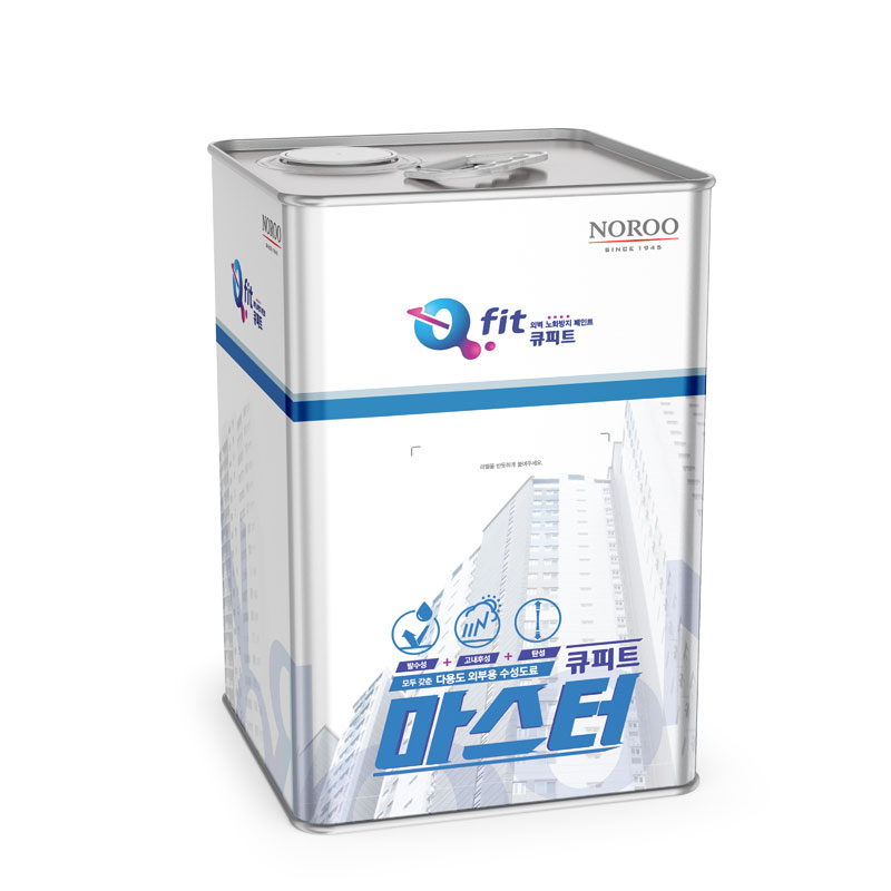 노루페인트 다기능 발수성 외부용 수성페인트 큐피트 마스터 18L 백색 - 상품 이미지