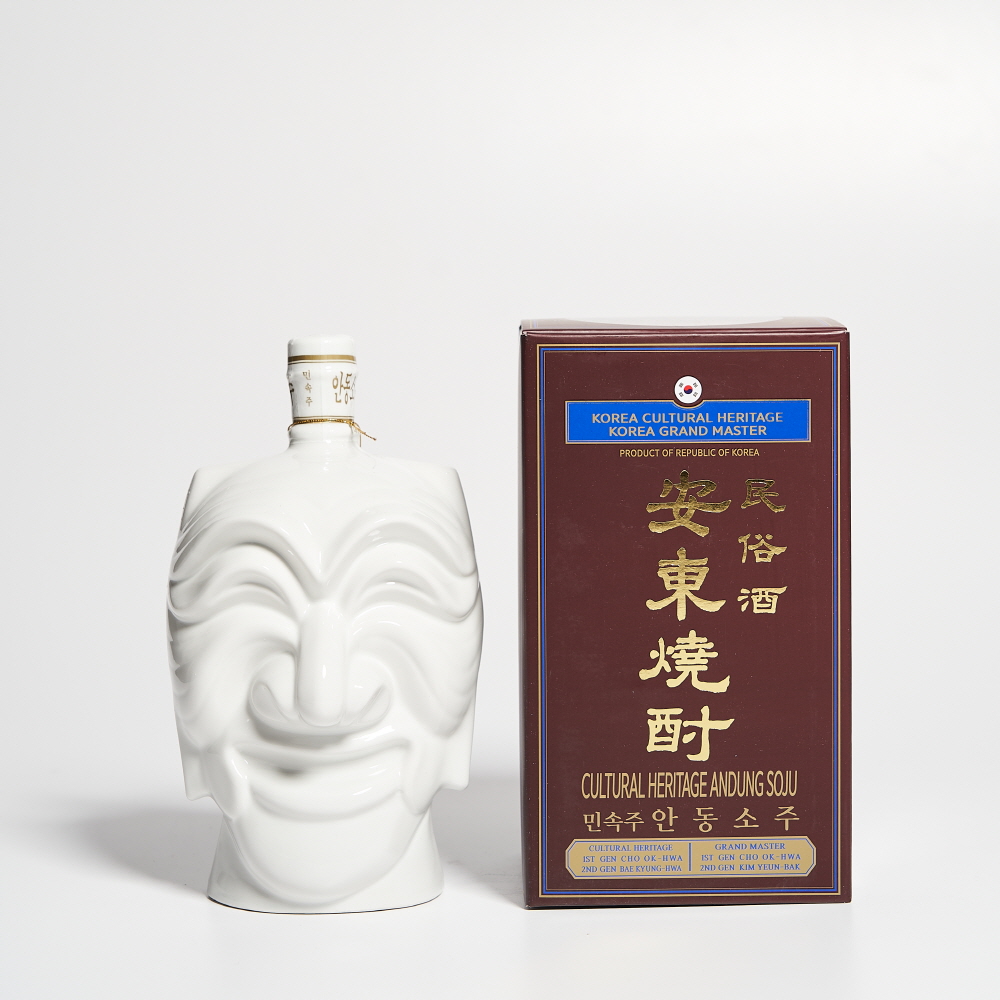조옥화 안동소주 민속주 양반탈 45도 600ml 김연박 2대 명인 (케이스,쇼핑백) - 상세 이미지 4