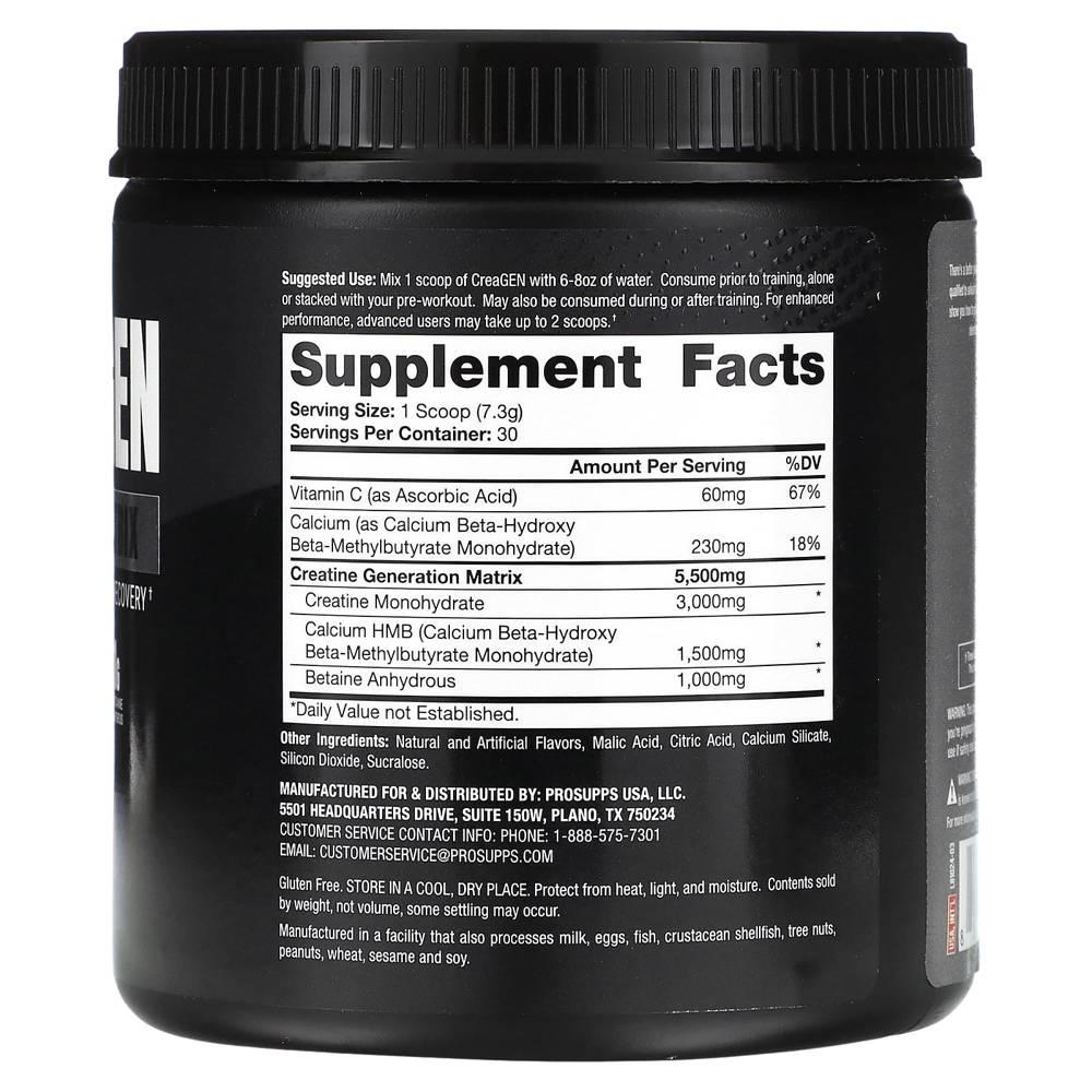 ProSupps 크레아틴 Matrix, Blue Razz(블루베리 라즈베리) Creatine 219g - 상세 이미지 2