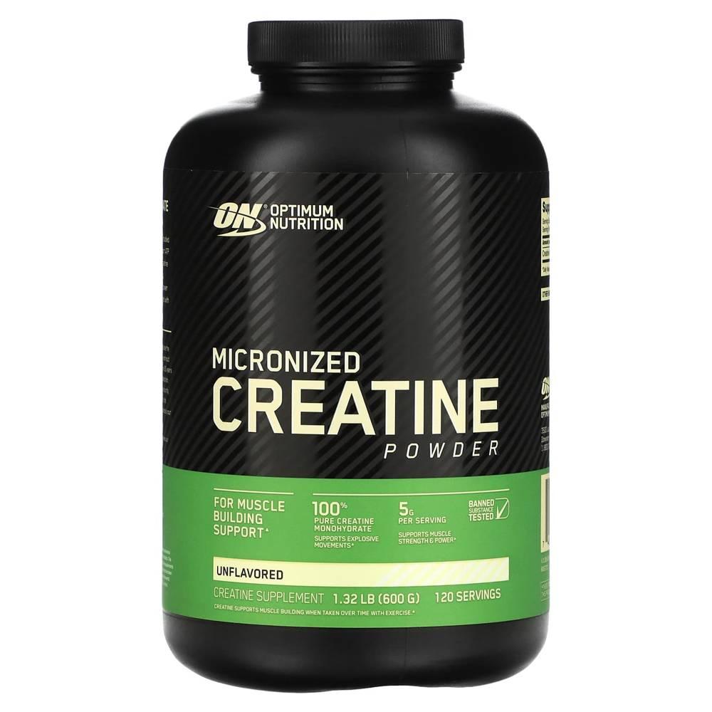 옵티멈 크레아틴 모노하이드레이트 파우더 분말 무향 Creatine 600g - 상품 이미지