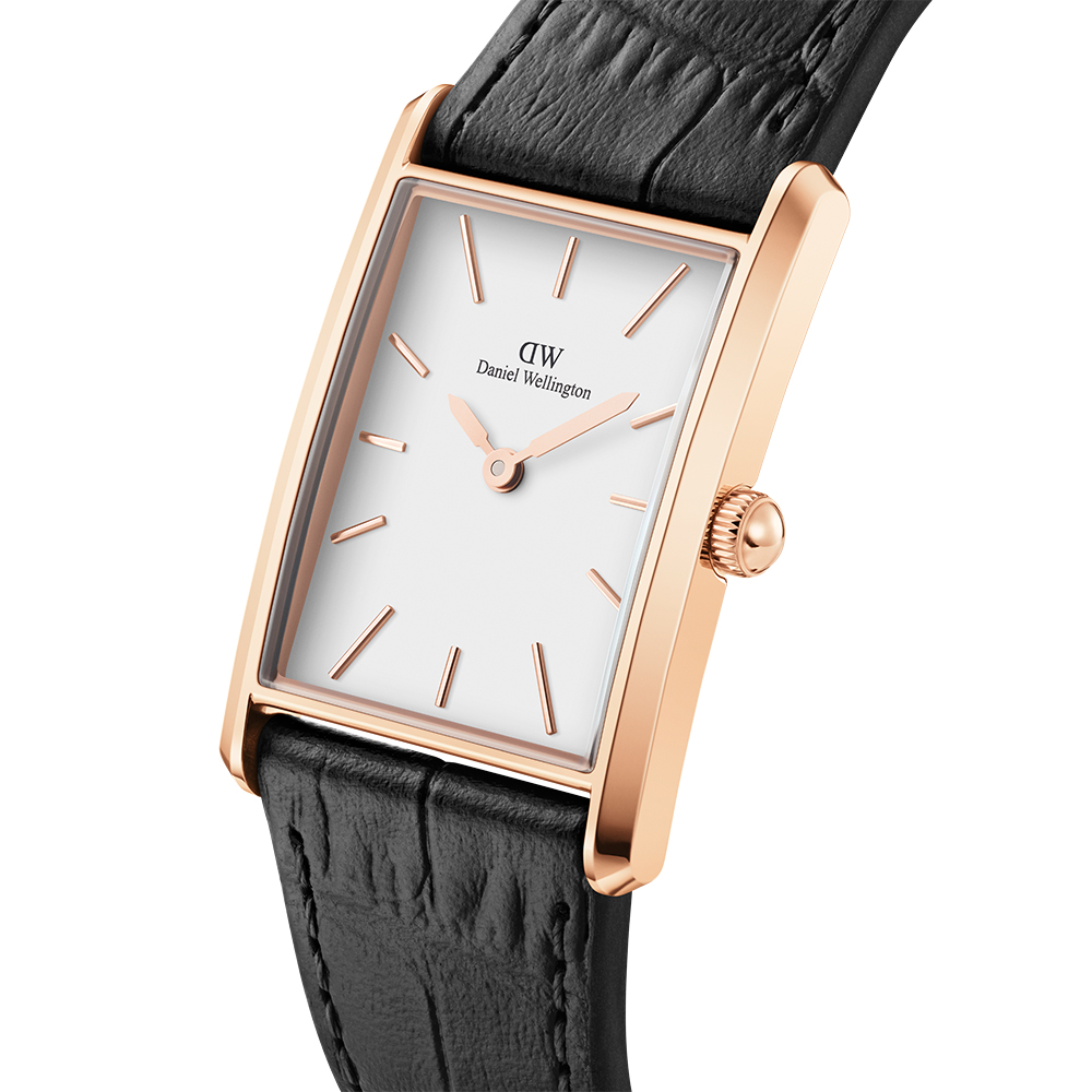 다니엘 웰링턴 BOUND BLACK CROCODILE 2컬러 남녀 공용 가죽패션시계