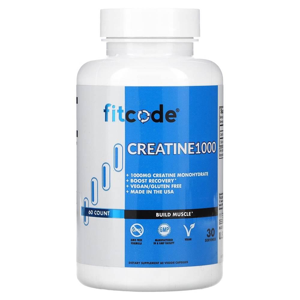 핏코드 크레아틴 모노하이드레이트 캡슐 1000mg Creatine 60정 - 상품 이미지