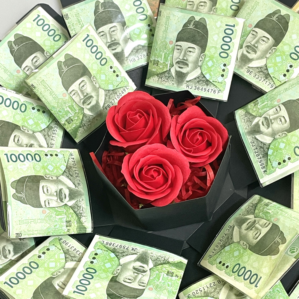 서프라이즈용돈박스 돈벼락 칠순선물용돈박스 팔순 생신 플라워 이벤트 부모님 반전 어버이날 - 상세 이미지 4