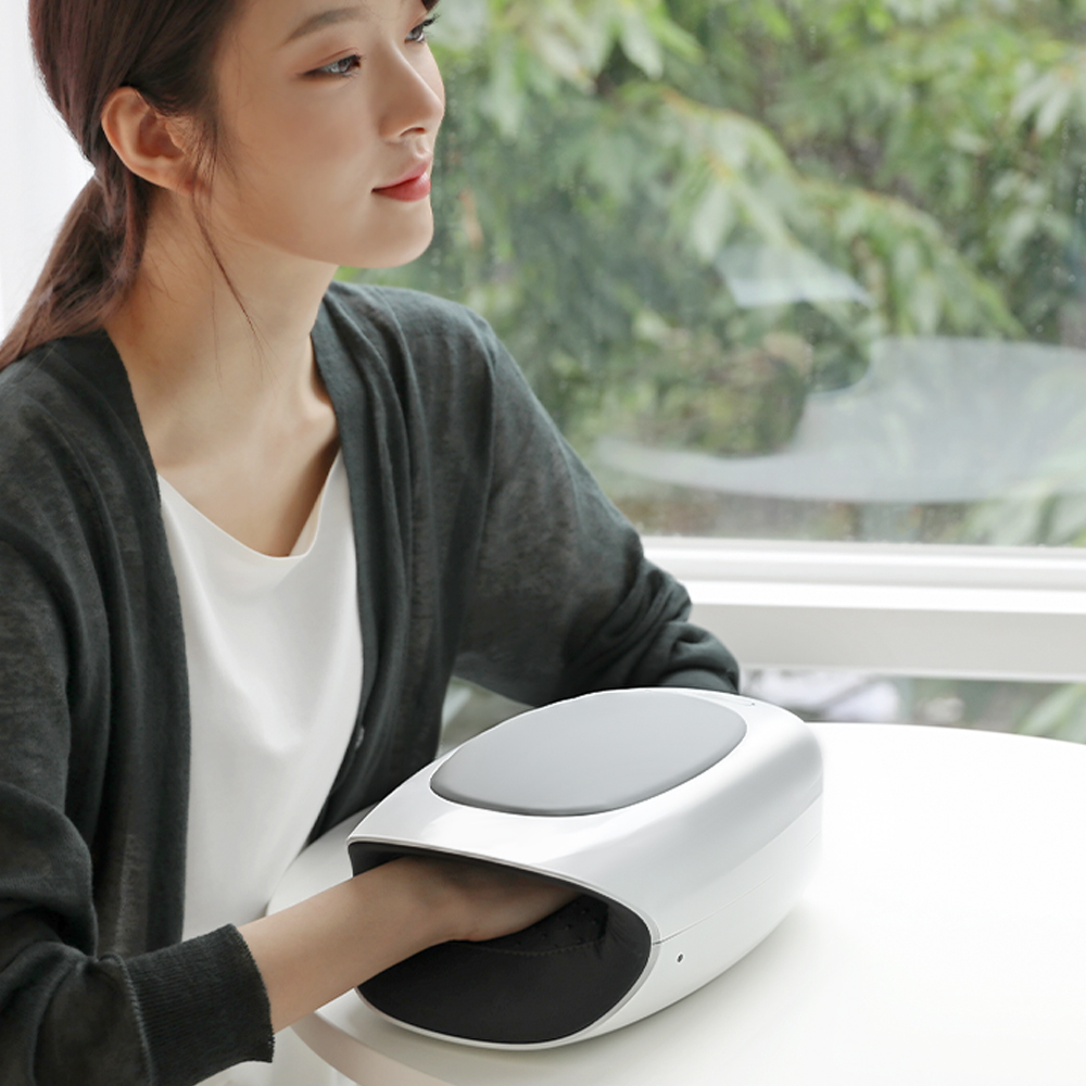 오아 듀얼 손 안마기 무선 양손 온열 공기압 지압 마사지기 손가락 마사지 기계 - 상세 이미지 2