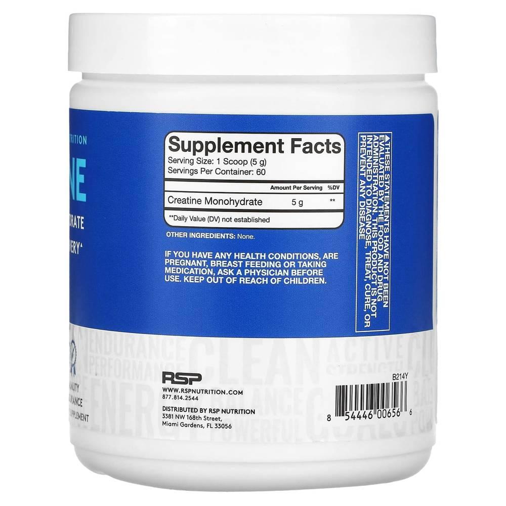RSP 크레아틴 모노하이드레이트 파우더 분말 Creatine 300g - 상세 이미지 2