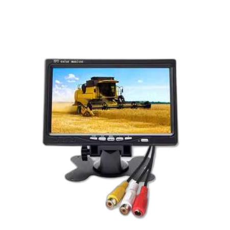 루트센티 협력사 [해외]7인치 모니터 소형 스크린 작은 화면 서브용 휴대용 가정용 포터블 후방 카메라 CCTV 보안 7인치 AV+전원 장치 1024x600