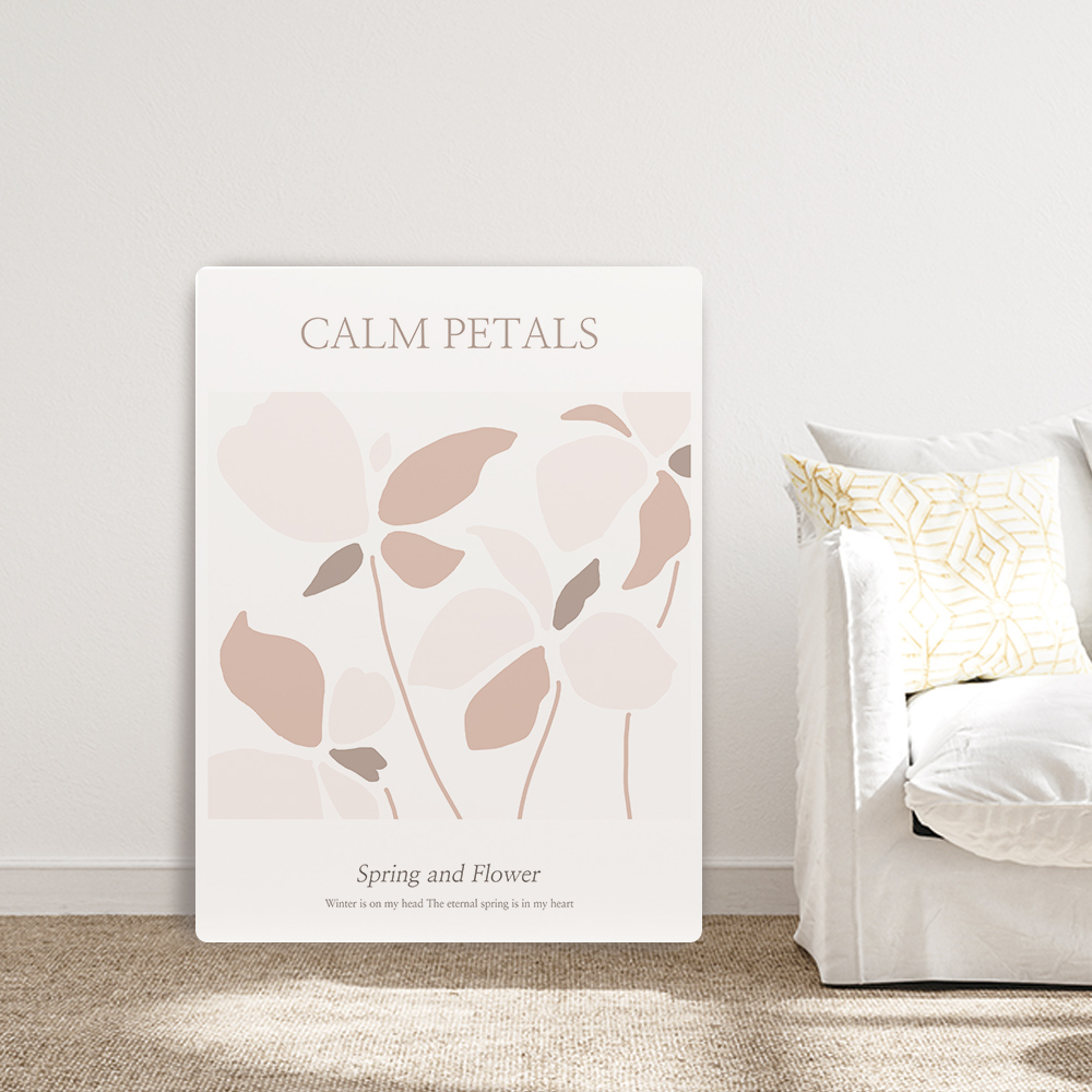 봄시즌 액자테이블 접이식간이 테이블 소(60x40) 크렘 27cm기본다리