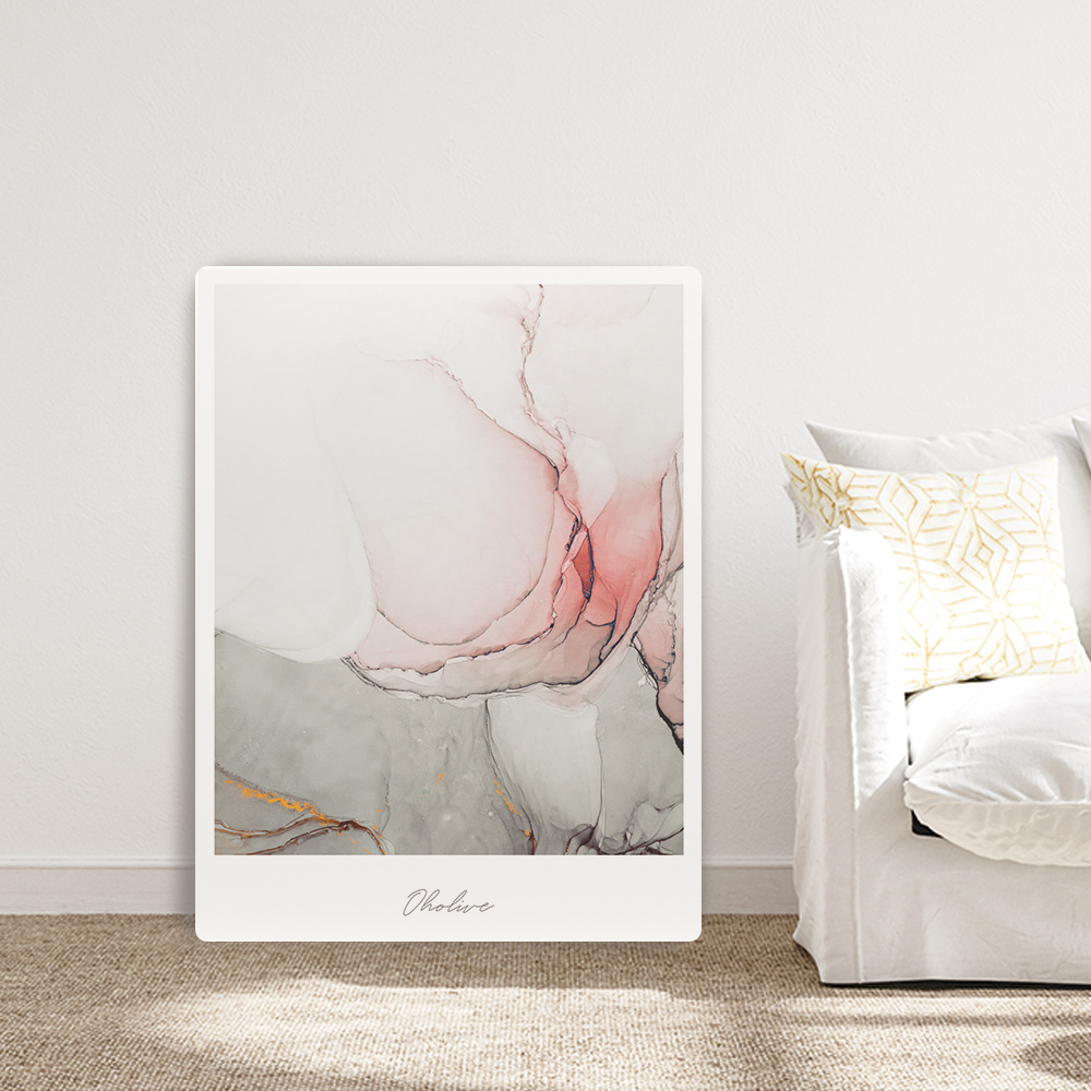 봄시즌 액자테이블 접이식간이 테이블 소(60x40) 크렘 27cm기본다리