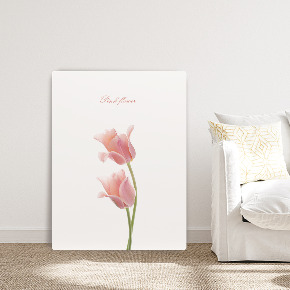 봄시즌 액자테이블 접이식간이 테이블 소(60x40) 크렘 27cm기본다리