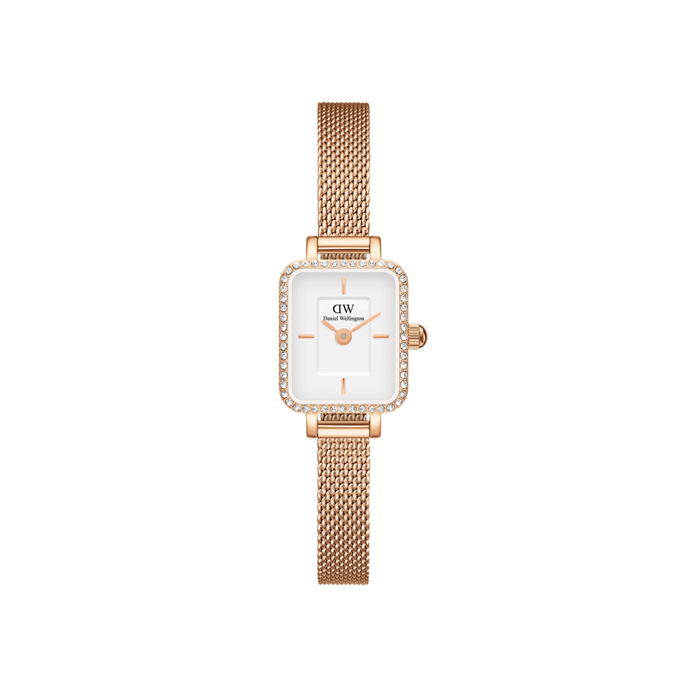 다니엘 웰링턴 QUADRO MINI LUMINE BEZEL 2컬러 크리스탈 베젤 패션시계 - 상품 이미지