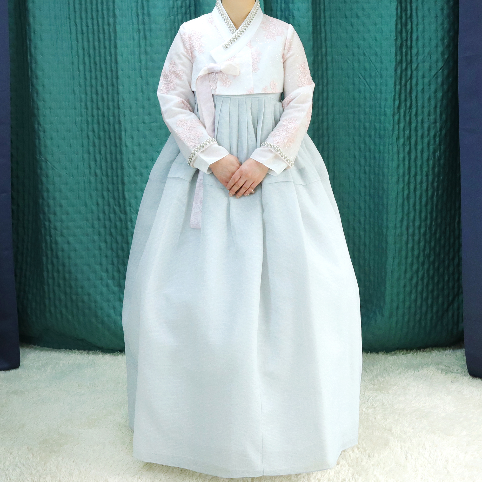 궁 한복대여 혼주 돌잔치 고급 결혼식 신부 명절 추석 교회 하객 63번 - 상품 이미지