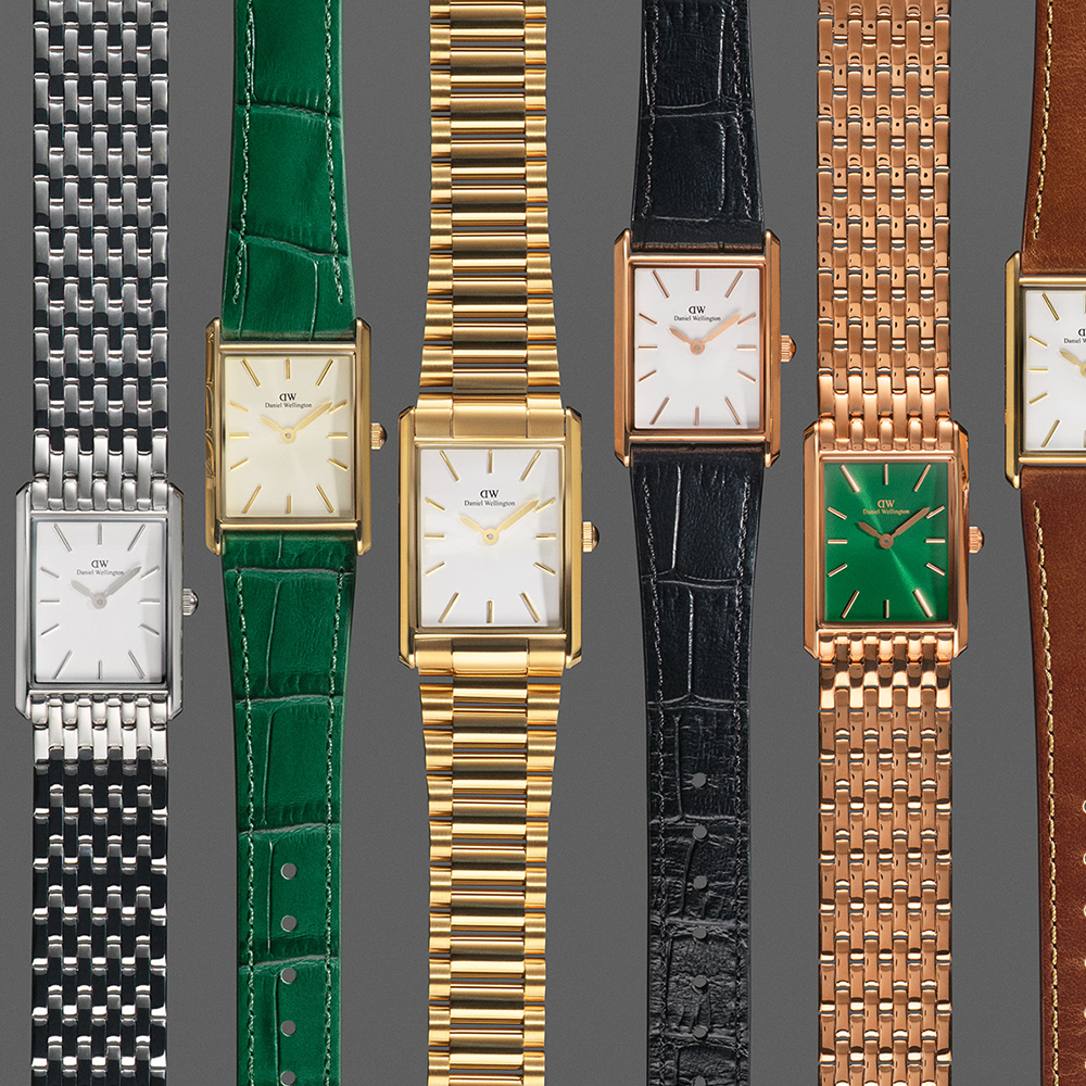 다니엘 웰링턴 BOUND 9-LINK 실버 클래식 메탈패션시계