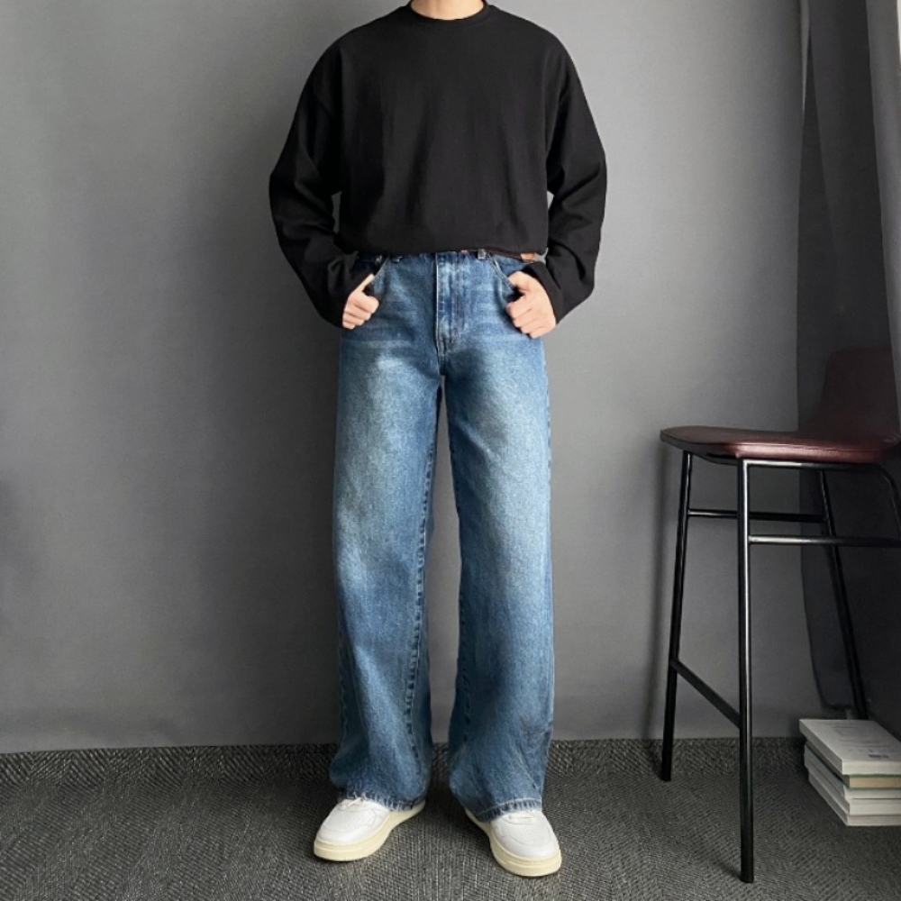 10수긴팔티 흰티 남자레이어드티 쭉티 어깨넓어보이는 안비치는 이미지 7