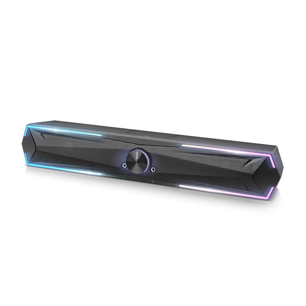 브리츠 2채널 USB 게이밍 블루투스 5.3 사운드바 스피커 서라운드 LED 조명 AUX - 상품 이미지