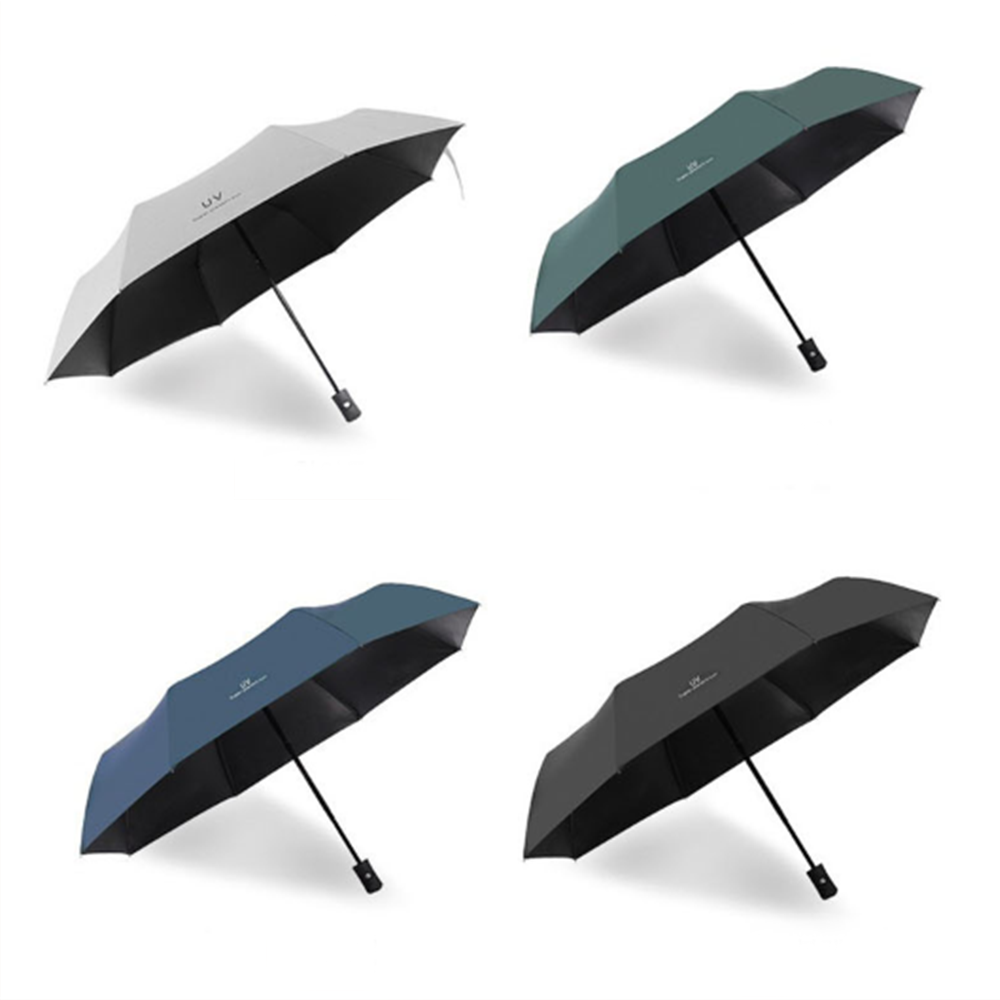 3단 자동 우산 귀여운 자외선 차단 양우산 우양산 휴대용 접이식 학생 암막 UV 경량