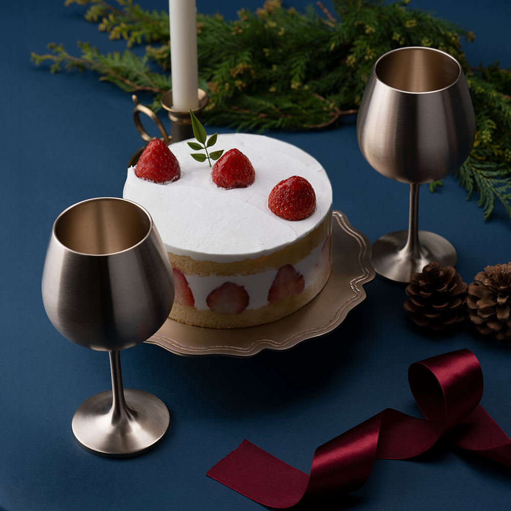 [오징어게임3 출현] 거창유기 수공예 방짜 황금 와인잔 2P 세트